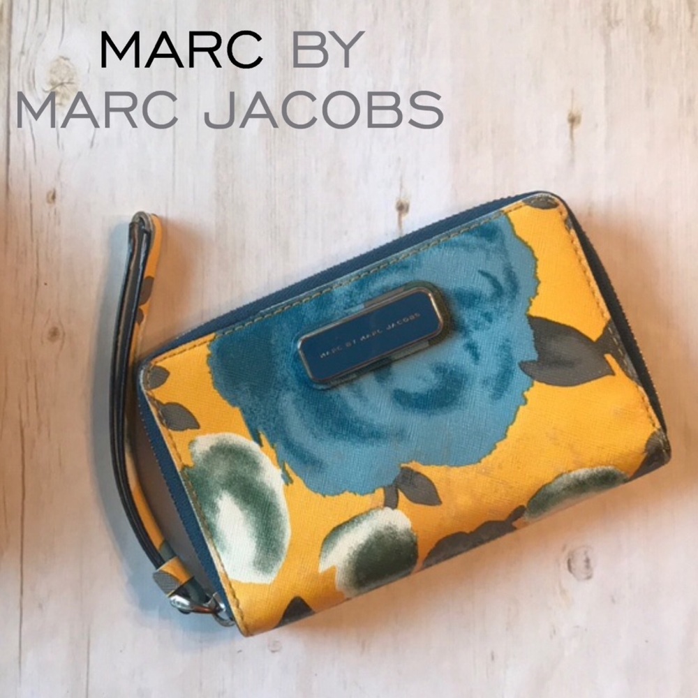 Marc by Marc Jacobs Floral/Striped Wristlet